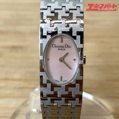 クリスチャンディオール Christian Dior 腕時計 D70-100 クォーツ/シルバー/シェル文字盤 ピンク レディースウォッチ ミスマ店のサムネイル