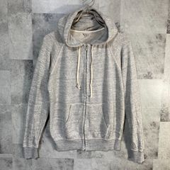 日本製 FILMELANGE スウェットパーカー フルジップ 薄手 グレー 3