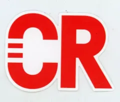 【中古】シール・ステッカー Crazy Raccoon(ロゴ：レッド) CRロゴステッカー 「MEMBER CAN BADGES ＆ STICKERS SET 1」 