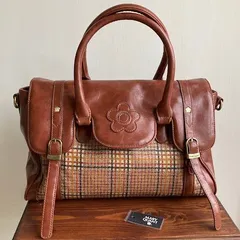 MARY QUANT　マリークワント　ブラウン　2wayハンドバッグ