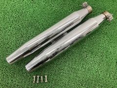 ハーレー トランペットマフラー サイレンサー パン ナックル ショベル
