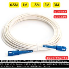 新品未使用 光ファイバーケーブル 光ケーブル 光回線ケーブル