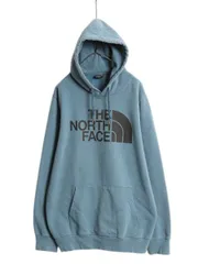【お得なクーポン配布中!】 ノースフェイス プリント スウェット フード パーカー メンズ XL The North Face 裏起毛 プルオーバー トレーナー アウトドア 大きいサイズ