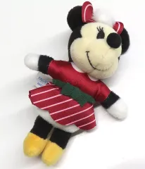 【中古】キーホルダー ミニーマウス ぬいぐるみチャーム 「ディズニー・クリスマス2024 Dazzling Christmas in New York! -ダズリング・クリスマス・イン・ニューヨーク-」 東京ディズニーシー限定