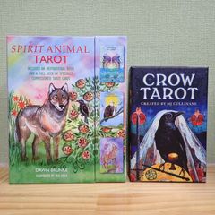 2304d2-29★【英語版２点セット】Spirit Animal Tarot　スピリットアニマルタロット／Crow Tarot　クロウタロット