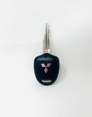 三菱 MITSUBISHI 対応 ブランクキー 2ボタン キーレス 合鍵