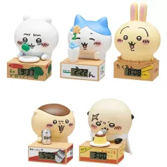 【中古】置き時計・掛け時計 全5種セット 「ちいかわ いっしょにがんばろ!ダンボールウォッチ3」