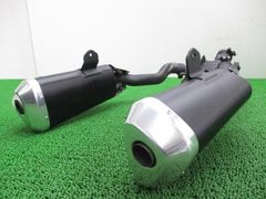 ホーネット250 TSR 2本出しマフラー カーボンサイレンサー マフラー