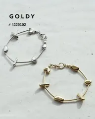 【SALE】GOLDY/ゴールディ/ギャザリング メタル モチーフ ブレスレット/アクセサリー/4220102のサムネイル