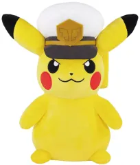 【中古】ぬいぐるみ キャプテンピカチュウ めちゃもふぐっとぬいぐるみ～キャプテンピカチュウ～ 「ポケットモンスター」
