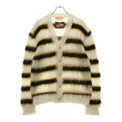 MARNI (マルニ) 22AW MOHAIR AND WOOL BLEND CARDIGAN モヘアニット ボーダーカーディガン マルチカラー CDMG0051Q3 UFU116のサムネイル
