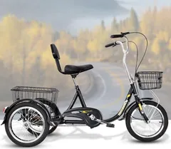 武田産業 電動大人三輪車ナチュラルフローE 200 シルバー の
