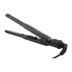 SALONIA サロニア ストレートヘアアイロン 15mm ブラック SL-004S  マイナスイオン 専用耐熱ポーチ付き[宅急便]