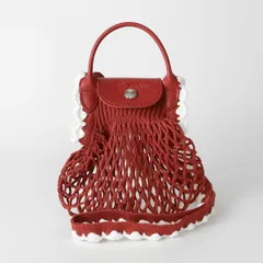 新品 ロンシャン LONGCHAMP ショルダーバッグ ル プリアージュ フィレ クロスボディバッグ XSサイズ テラコッタ