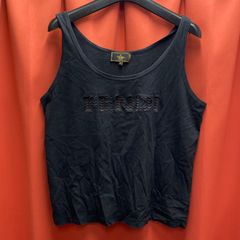 FENDI フェンディ タンクトップ ブラック ロゴ 44サイズ L XL