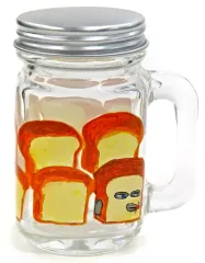 【中古】雑貨 パンどろぼう/かくれみのじゅつ ミニチュアガラス瓶 「ブロッコリーくじ×パンどろぼう」 E賞