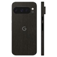 wraplus スキンシール Pixel9 Pro XL 対応 [ブラックブラッシュメタル]