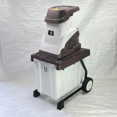 【美品】【お買い得】 ガーデンシュレッダー 電動 粉砕機 ウッドチッパー  小型 軽量 押込み棒 ダストBOX付き HG-BSLD02E 【679】