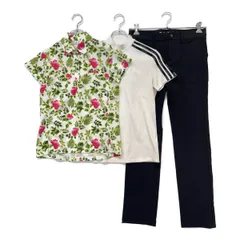 中古 レディース アディダスゴルフ adidas GOLF コーディネートセット M 初ラウンド コースデビュー