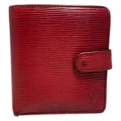 未使用品　ルイヴィトン　ポルトビエ　コンパクト　エピ　二つ折り財布 ルイ ヴィトン 二つ折り 財布 レディース メンズ ポルトビエ