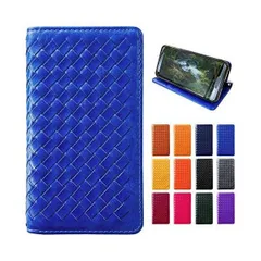 iPhone 11 pro max ケース 大人の雰囲気漂う 編み込み 手帳型 手帳 カバー ブルー アイフォン(ブルー iPhone 11 )