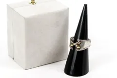 【美品】HERMES エルメス メキシコ シルバーリング 指輪 925 K18 コンビ ブランドアクセサリー 52 12号 小物 雑貨【SS98】