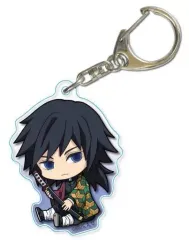 【中古】キーホルダー・マスコット(キャラクター) 冨岡義勇 ぎゅぎゅっとアクリルキーホルダー 「鬼滅の刃」