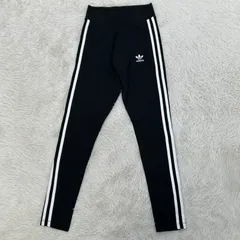 【美品】adidas アディダス ロゴ刺繍 ウエストゴム トレフォイル スターストライプ  25%古着