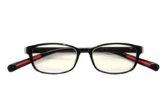 [フロート] INST by 老眼鏡 ネックホールド ビジネス用 ファッション メンズ レディース 兼用 オシャレ ブルーライトカット 紫外線カット 超弾力 超軽量 2タイプ 【IF01 BLACK +2.5 】 [ブラック] [度数+2.5]