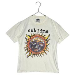 JERZEES(ジャージーズ) 00's sublime 40oz. To Freedom SKUNK RECORDS サブライム バンド Tシャツ M(10-12)(レディースXS程度) ホワイト チビT