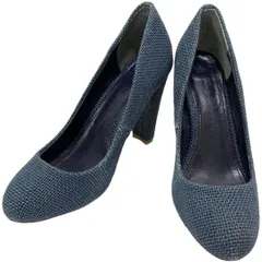 【美品】ツルバイマリコオイカワ (24.5) パンプス ラウンドトゥ 希少