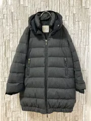 【値下げ】【早い者勝ち！】モンクレール　ウール　ダウン　コート　ジャケット　M  グレー　軽い　ゆったり　本物　美品