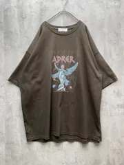 Adrer アドラー プリント 半袖 Tシャツ ADTOY0723005 sizeS/茶 ■◆メンズ