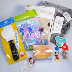 ディズニー タオル2枚 レディースパジャマM／しゃもじ／ミッキーキーホルダー2個／ストラップ付　いろいろセット Disney Mickey