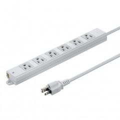 サンワサプライ 工事物件タップ 3P 6個口 1m TAP-KS6N-1
