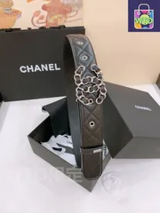 【今日特価】Chanel シャネル レザーベルト