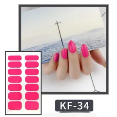 KF034 ネイルシール 貼るだけ ジェルネイル 3D時短簡単お手軽 セルフネイル マニキュア 張るだけ ウエディング 手用 夏デコシール 柄花フラワー蝶バラ星ボタニカル かわいい シンプル ブライダル シルバー ゴールド ホワイト グラデーション 単色★4