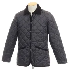 【中古】ラベンハム LAVENHAM ポリエステル キルティングジャケット ブルゾン ブラック（ダークグレー）【サイズ34/XS】【メンズ】のサムネイル