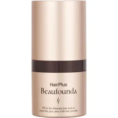 (1個) アデランス ヘアプラス ビューファンデパウダー ヘアファンデーション ダークブラウン 8g 男女兼用 Aderans HairPlus Beaufoundaのサムネイル