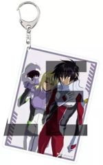 [중고] 열쇠 고리 레이 더 배럴 & 신 아스카 [기동 전사 건담 SEED DESTINY 일러스트 카드 스타일 열쇠 고리]
