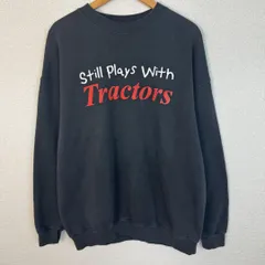 90s ヴィンテージ Lee リー スウェット プリントロゴ ブラック XLサイズ メンズ 古着 アメカジ