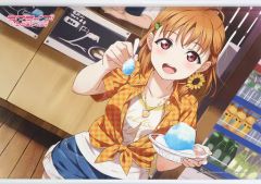 [중고] 태피스트리 타카미 치카 Aqours 에피소드 일러스트 B2 태피스트리 ~여름의 추억 편~ [러브라이브! 선샤인!!]