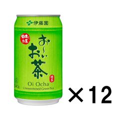 伊藤園 おーいお茶 緑茶 缶 340g×12本 4901085089378