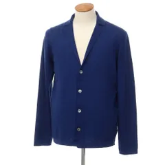 【新品】グランサッソ GRAN SASSO コットン ニット カーディガン ネイビー【サイズ50】【メンズ】のサムネイル