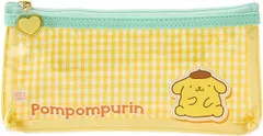 ポムポムプリン　プリン　クリアペンケース　チェック柄　25