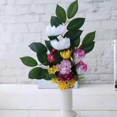 墓花 アートフラワー 　菊　仏花 お手入れ不要 枯れません　お悔み　お供え　168
