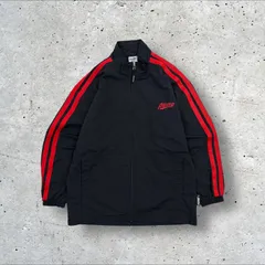 80s 90s ヴィンテージ PUMA 袖ライン入 フルジップ ナイロンジャケット ブルゾン S