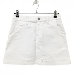 ★SALE価格★【美品】ジャックバニー スカート 白 シンプル ストレッチ 内側インナーパンツ レディース 1(M) ゴルフウェア Jack Bunny