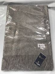 新品、未使用 在庫処分 ギフト Johnstons of Elgin ジョンストンズ カシミヤ マフラー ストール チェック柄 大判 190×70cm GREY