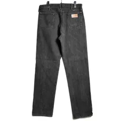 80's 90's USA製 ラングラー 13MWZ ブラック デニムパンツ (34×34) 黒 ストレート 80年代 アメリカ製 オールド ビンテージ Wrangler　アメリカ古着 USED  ビンテージ ヴィンテージ